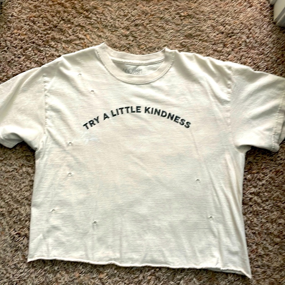 Cream tee cropped